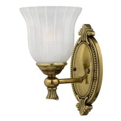 Elstead Wandlampe Schirm Jugendstil IP44 blendarm Badezimmer* Wandleuchten|Messinglampen