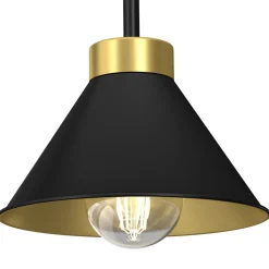 Easylight Wandlampe Schwarz Gold E27 Metall Loft Design* Wandleuchten|Küchenlampen