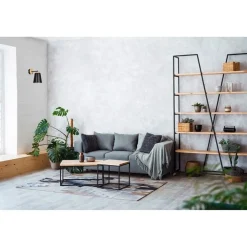 Emibig Wandlampe Schwarz Holz Metall Schirm Skandinavisch* Wandleuchten|Küchenlampen