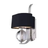 Elstead Wandlampe Schwarz Silber Schlafzimmer Hotel KRISRO* Wandleuchten|Moderne Lampen