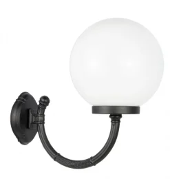 SU-MA Wandlampe Schwarz Weiß IP43 E27 Vintage Haustür* Außenwandleuchten|Vintage Lampen