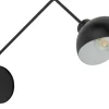 Sigma Wandlampe Schwarz Weiß Metall H:30 cm E27 stylisch* Wandleuchten|Küchenlampen