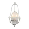 Elstead Wandlampe Shabby Weiß Antik Metall H: 41,8 cm Landhaus* Flurlampen|Wohnzimmerlampen