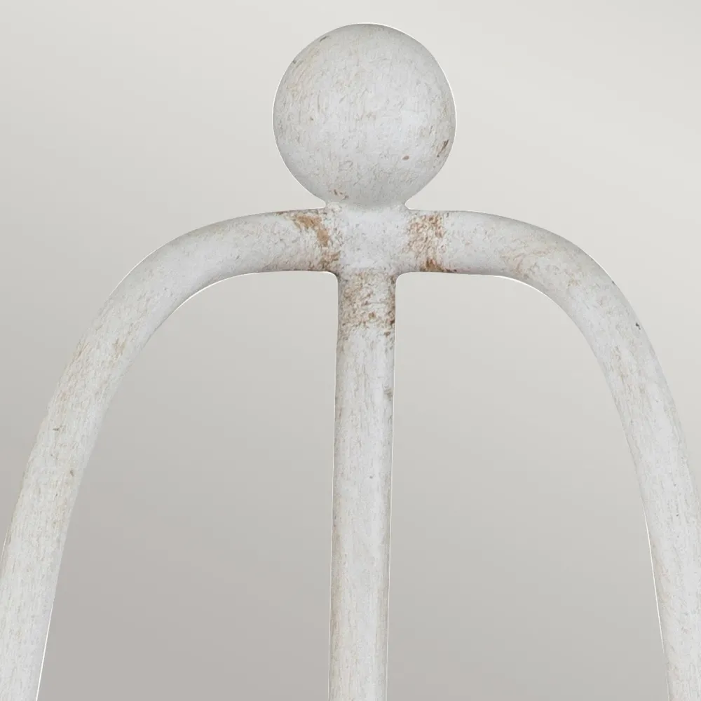 Elstead Wandlampe Shabby Weiß Antik Metall H: 41,8 cm Landhaus* Flurlampen|Wohnzimmerlampen