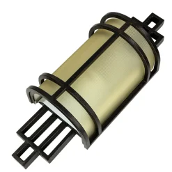 Online Elstead Wandlampe SHOJI Bronze Vintage Leuchte Wohnzimmer