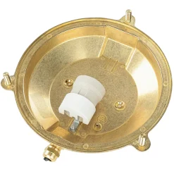 Lido Wandlampe SIFNOS Messing IP64 rund Ø24cm Außenwand* Außenwandleuchten|Moderne Lampen