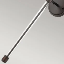 Discount Elstead Wandlampe Stoff Metall 67,6 cm hoch Modern Bronze Antik Weiß