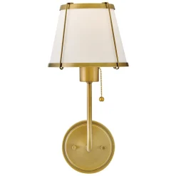 Sale Elstead Wandlampe Stoff Metall E27 40 cm hoch mit Schalter