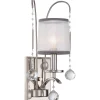 Hot Elstead Wandlampe TAZIA in Silber Antik Kristall Lampe