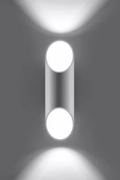 Sale Sollux Wandlampe Up & Down Spot Weiß H:30cm Ø10cm NIXON