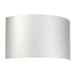 Elstead Wandlampe Up Down in Creme Chrom Stoff Kunstseide* Wandleuchten|Flurlampen