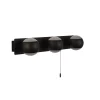 Outlet Searchlight Wandlampe Up Down mit Schalter IP44 3x G9 Schwarz Weiß Bad