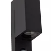 Wandlampe Up Down Sensor Aluminium B:7 cm IP65 GU10* Außenwandleuchten|Fassadenstrahler