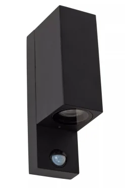 Wandlampe Up Down Sensor Aluminium B:7 cm IP65 GU10* Außenwandleuchten|Fassadenstrahler