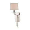 Elstead Wandlampe VALI in Silber Antik Creme B:17cm Lampe* Wandleuchten|Moderne Lampen