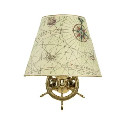 Laura Suardi Wandlampe VELIERO Messing Maritim außergewöhnlich* Wandleuchten|Lampen Aus Aller Welt