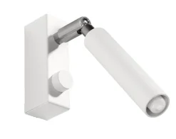 Sollux Wandlampe verstellbar Weiß klein Metall zum Lesen* Wohnzimmerlampen|Moderne Lampen