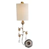 Elstead Wandlampe VICA in Silber Kristall B:19cm Lampe* Wandleuchten|Moderne Lampen