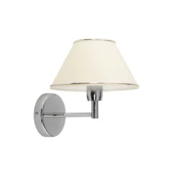 Jupiter Wandlampe Weiß Chrom E27 Wohnzimmer Flur Leuchte* Wandleuchten|Moderne Lampen