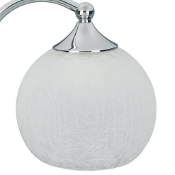 Best Jupiter Wandlampe Weiß Chrom NABO Wandleuchte Bad Flur