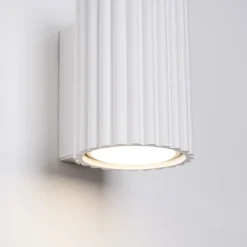 Hot Sollux Wandlampe Weiß klein H: 10 cm GU10 aus Aluminium