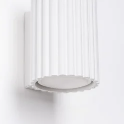 Hot Sollux Wandlampe Weiß klein H: 10 cm GU10 aus Aluminium