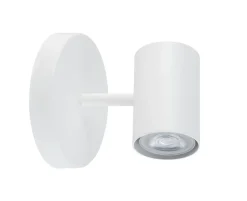 Best Sigma Wandlampe Weiß Metall Zylinder B:10 cm GU10 schmal