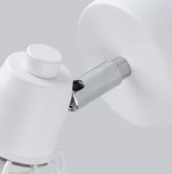 Sale Sollux Wandlampe Weiß schwenkbar Draht Schirm E27 Retro