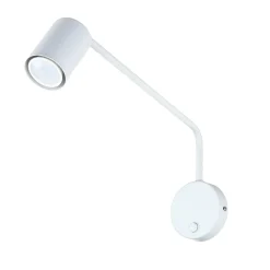 Easylight Wandlampe Weiß verstellbar Metall GU10 mit Schalter