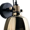 Nowodvorski Wandlampe ZERO in Gold Glas rund Look Spot Lampe* Wohnzimmerlampen|Glaslampen