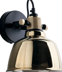 Nowodvorski Wandlampe ZERO in Gold Glas rund Look Spot Lampe* Wohnzimmerlampen|Glaslampen