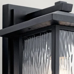 Elstead Wandlaterne außen Aluminium Glas E27 IP44 34,2 cm hoch* Metall Lampen|Rustikale Lampen