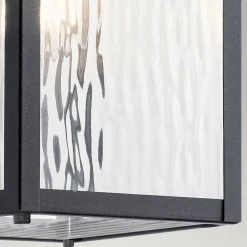 Elstead Wandlaterne außen Aluminium Glas E27 IP44 34,2 cm hoch* Metall Lampen|Rustikale Lampen