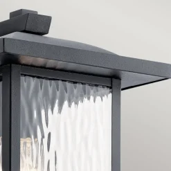 Elstead Wandlaterne außen Aluminium Glas E27 IP44 34,2 cm hoch* Metall Lampen|Rustikale Lampen