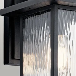 Elstead Wandlaterne außen Aluminium Glas E27 IP44 34,2 cm hoch* Metall Lampen|Rustikale Lampen