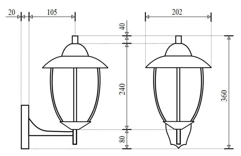 Sale Rabalux Wandlaterne für Außen Wandleuchte MADRID gold antik