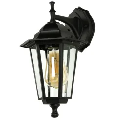 Easylight Wandlaterne für aussen PARIS schwarz wetterfest* Rustikale Lampen|Rustikale Außenleuchten