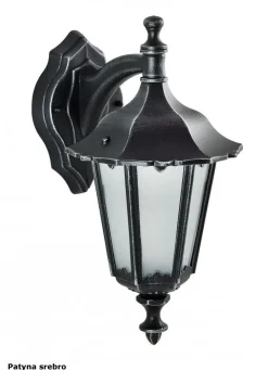 Hot SU-MA Wandlaterne Rustikal IP43 Schwarz E27 Außenlampe