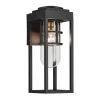 Elstead Wandlaterne Schwarz für E27 IP44 45,7 cm hoch Vintage* Stofflampen|Rustikale Lampen