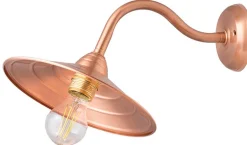 Lido Wandleuchte ANGELOS Kupfer Echt-Messing edel E27* Wandleuchten|Küchenlampen