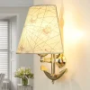 Laura Suardi Wandleuchte Antik aus Messing Maritim edel* Metall Lampen|Messinglampen