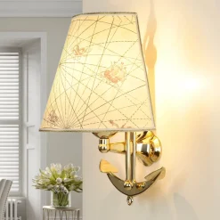 Laura Suardi Wandleuchte Antik aus Messing Maritim edel* Metall Lampen|Messinglampen