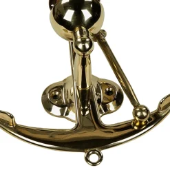 Laura Suardi Wandleuchte Antik aus Messing Maritim edel* Metall Lampen|Messinglampen