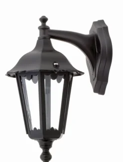 Lido Wandleuchte Außen Aluminium IP44 Schwarz Rustikal* Außenleuchten Antik|Außenwandleuchten