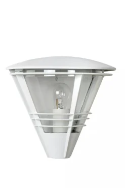 Wandleuchte Außen Aluminium Weiß IP44 E27 T:27 cm* Außenwandleuchten|Moderne Außenleuchten