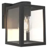 Eco-Light Wandleuchte außen Aluminium Glas E27 IP44 H:18,4 cm* Metall Lampen|Außenwandleuchten