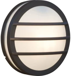 Outlet Eco-Light Wandleuchte Außen Aluminium E27 IP54 Ø26 cm blendarm