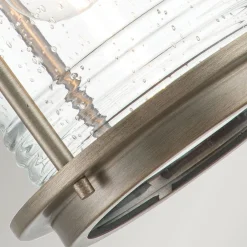 Outlet Elstead Wandleuchte außen Aluminium Glas 34,6 cm hoch IP44 E27