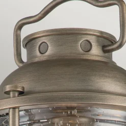 Outlet Elstead Wandleuchte außen Aluminium Glas 34,6 cm hoch IP44 E27