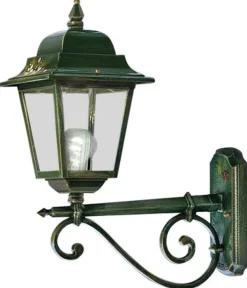 Ferroluce Wandleuchte außen Aluminium E27 IP43 55 cm hoch ADELE